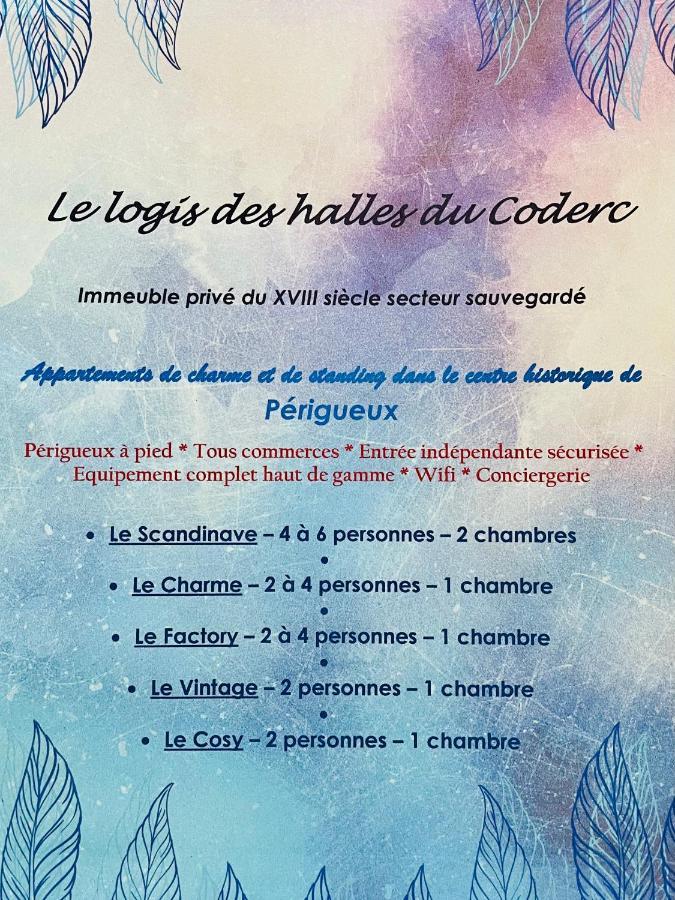 Logis Des Halles Du Coderc Διαμέρισμα Périgueux Εξωτερικό φωτογραφία